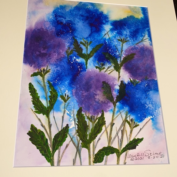 Original Watercolor 16x20 God’s Bouquet - Picture 5 of 9